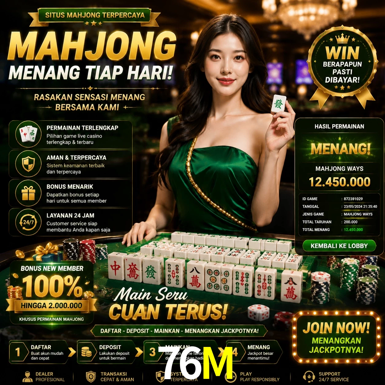Cashback VIP 76M - reembolso semanal